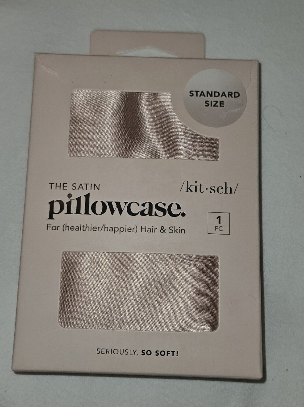 Kitsch Satin Pillowcase for Kids - Blush